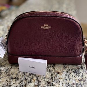 NWT Metallic Coach bag